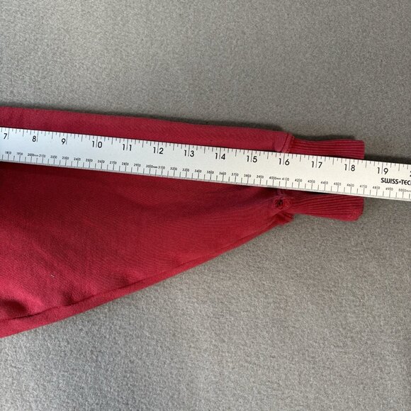 Vintage Nike Bauer Hockey Hoodie Youth S Red Sweatshirt Center Swoosh 90s Y2K - Picture 9 of 15